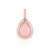 Colgante en plata con Ópalo rosa (KM by Juwelo)