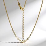 Collier en argent et Zircon (Adela Silber)