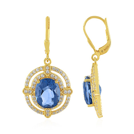 Pendientes en plata con Fluorita de color cambiante