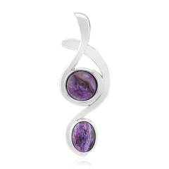 Ciondolo in argento con Charoite