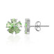 Boucles d'oreilles en argent et Grenat Tsavorite