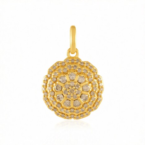 Pendentif en or et Diamant champagne I2 (de Melo Gold)