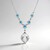 Collana in argento con Topazio Bianco