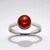 Anello in argento con Diaspro Rosso