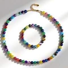 Parure en argent et Quartz mystique