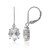 Boucles d'oreilles en argent et Quartz du Tibet (Tenner Diniz)