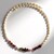 Collana rigida in acciaio con Tormalina (Riya)