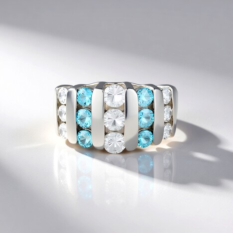 Anello in argento con Zircone