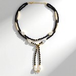Collana in argento con Perla d'Acqua Dolce Bianca (Riya)