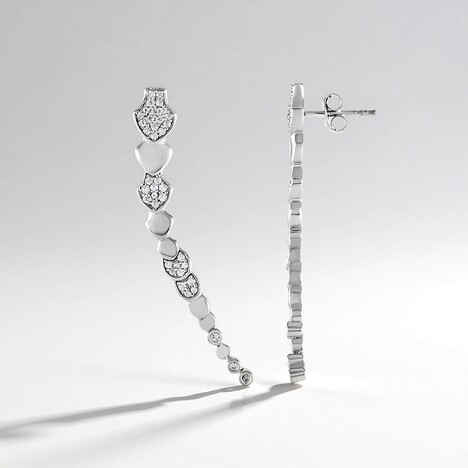Orecchini in argento con Zircone