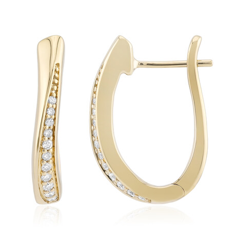 Orecchini in argento con Diamante I1 (G) (Annette)