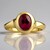 Anello in oro con Rubellite Nigeriana (CUSTODANA)