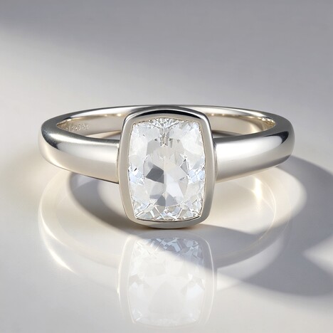 Anello in argento con Danburite