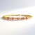 Bracciale in argento con Tormalina Rosa Nigeriana