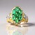 Anello in argento con Smeraldo Zambia (Gems en Vogue)