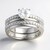 Anello in argento con Topazio Bianco