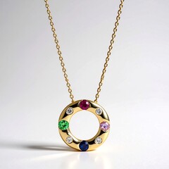Collana in oro con Rubino Mozambico AAA