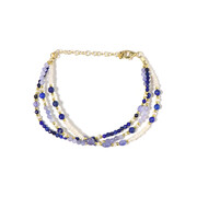 Tanzanite Silver Bracelet (Riya)
