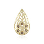 I2 Champagner-Brillant-Goldanhänger (Ornaments by de Melo)