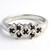 Anello da uomo placcato in platino con Diamante Fancy