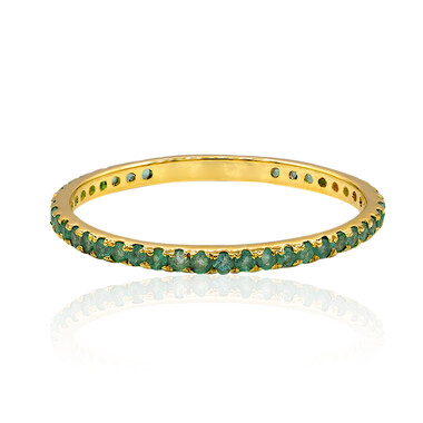 Anillo en oro con Esmeralda de Colombia (Adela Gold)