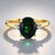 Anello in oro con Opale Mezezo (Adela Gold)