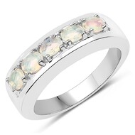 Welo-Opal-Silberring