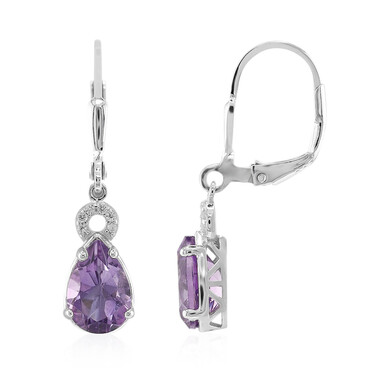 Amethyst-Silberohrringe