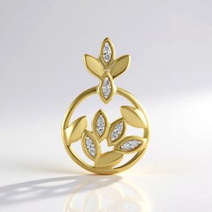 Ciondolo in argento con Diamante I2 (I)