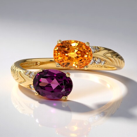 Anello in oro con Rodolite (CIRARI)