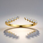 Anello in oro con Diamante SI1 (G) (Annette)