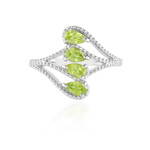 Zilveren ring met Sfeenkristallen