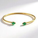 Bracciale in oro con Smeraldo Zambia AAA (CIRARI)