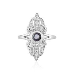 Anello in argento con Tanzanite (non riscaldata)