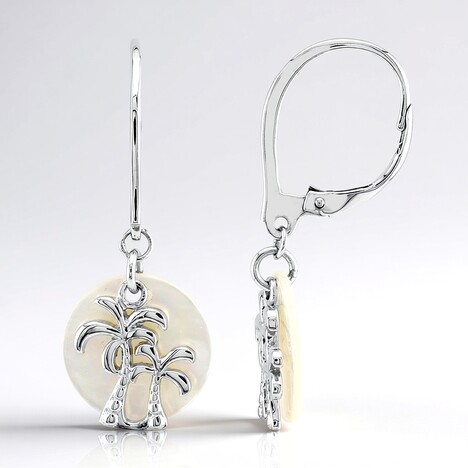Orecchini in argento con Madreperla