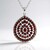 Collana in argento con Granato Mozambico