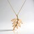 Collana in argento con Quarzo pesca pastello