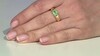 Anillo en plata con Esmeralda de Colombia