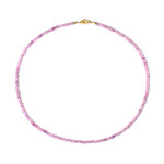 Kunzit-Silberhalskette