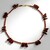 Collana in argento con Diaspro Rosso  (Riya)