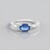 Anello in argento con Cianite
