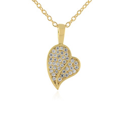 Zirkon-Silberhalskette