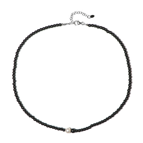 Collar en plata con Perla blanca Freshwater