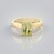 Anello in oro con Kunzite Canarino