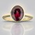 Anello in oro con Zircone Rosso (CUSTODANA)