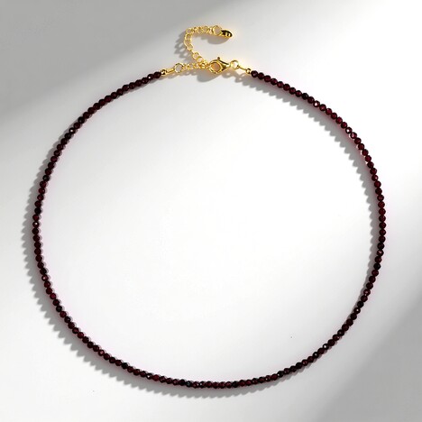 Collana in argento con Granato Mozambico