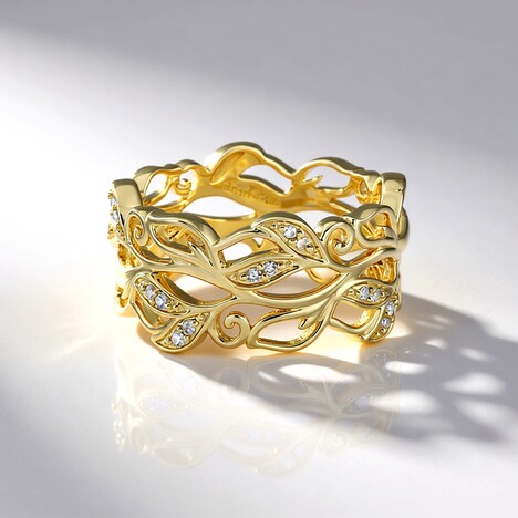 Anello in oro con Diamante I2 (I) (de Melo)