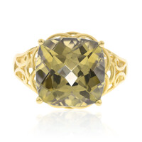 Anillo en oro con Turmalina neón del Congo (AMAYANI)