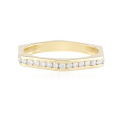 Anello in oro con Diamante IF (G) (de Melo Gold)