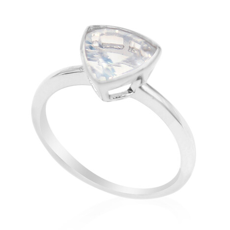 Mondblauer Quarz-Silberring